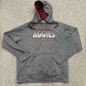 Men’s Size Medium Texas A&M Aggies Gray Hoodie